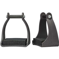 Tough 1 Plastic Cushioned Trail Stirrup- Brown (Pair)