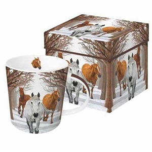 Ceramic Horse Themed Mug For Sale!