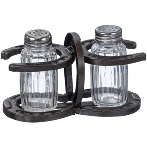 Horseshoe Salt and Pepper Shaker Set For Sale!