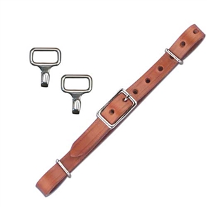 Myler Leather Curb Strap Kit for sale