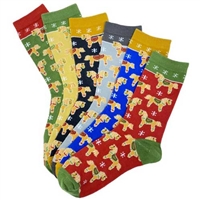 Best Discount Price on Gingerbread Horses Sock- PAIR