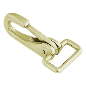 Halter or Breast Collar Snap - Solid Brass For Sale!