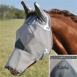 Cashel Crusader Fly Mask with Ears - Long Nose for Sale!