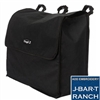 Blanket Storage Bag measures 23 x 19 x 9 heavy cordura with three adjustable loops with snap closures to securely attach the bag to a stall front, trailer, or tack room. Large opening with quick grip closure at top at The Distance Depot.