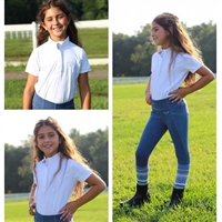 Equine Couture Children's Cara Short Sleeve Show Shirt