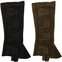 Suede Half Chaps with Velcro Closures for Sale!