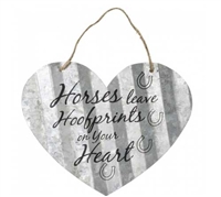 Heart Horse Themed Metal Signs For Sale