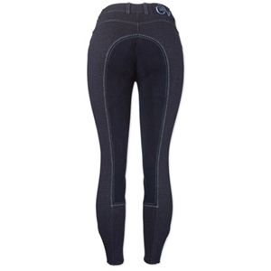 Ovation SoftFlex Blue Denim Full Seat Breech blends tradition and comfort perfectly with a full seat and convenient pockets. Made of a mid-weight cotton/polyester/spandex blend these breeches are incredibly soft and comfortable.