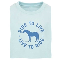 Ride To Live Girls Short Sleeve T-Shirt- Youth Size For Sale!