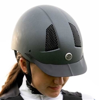 TuffRider Carbon Fiber Print Helmet- Black for Sale!