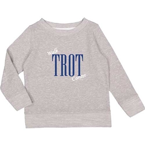 Trot Youth Melange Long Sleeve Crewneck For Sale!