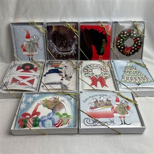 Box of 8 Christmas Cards w/ Envelopes For Sale!