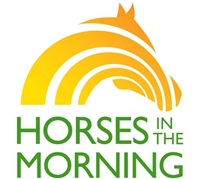 Horses In The Morning Sticker Show your support for the only live morning show with an equine theme. A daily look at the horse world and the people behind it.