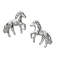 Sterling Silver Mini Horse Earrings for sale!