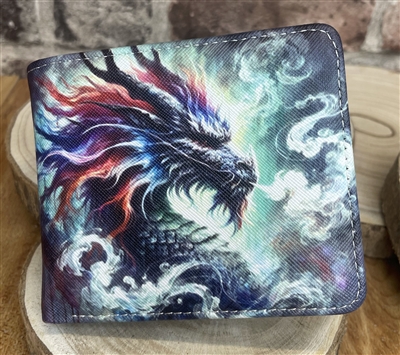 bifold dragon wallet