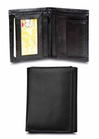Leather Wallet Black Brown