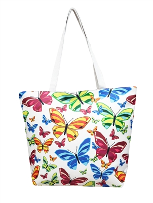 multi colour butterfly bag