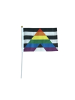 Wholesale Ally Victory Hand Flag with plastic post and material flag