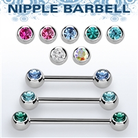 Nipple Bar with stone