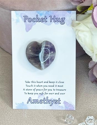 Amethyst Worry Stone