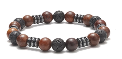 Wooden Bead Bracelet