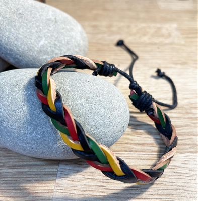 Plaited Leather Bracelet