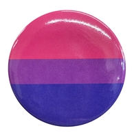 Wholesale Gay Pride Bisexual Button Badge silver backed tin badge
