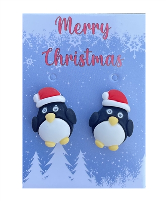 Penguin Christmas Earring