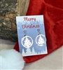 Christmas tree earring