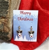 Christmas rudolph earring