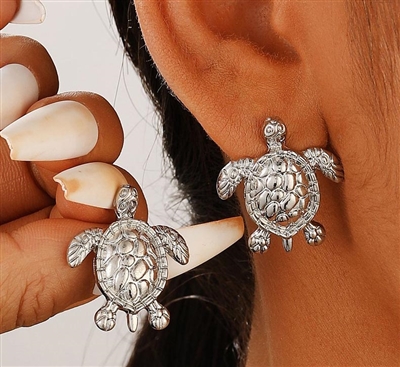 Turtle earring