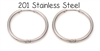 Stainless Steel Hoops