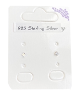ERE5418-3mm STERLING SILVER