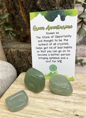 Natural Stone Green Aventurine Tumblestone