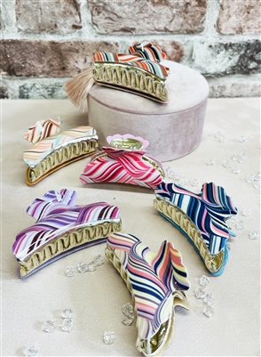 Abstract Hair Clamp