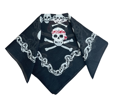 pirate print bandana