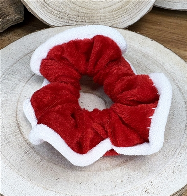christmas santa scrunchie