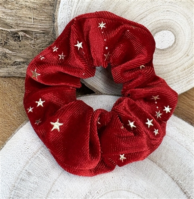 christmas star scrunchie