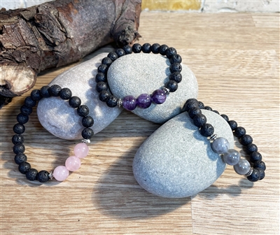 mixed  lava POWER BRACELET HEALING