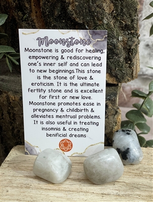 Natural Stone Moonstone Tumblestone