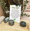 Natural Stone Moss Agate Tumblestone