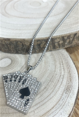 Playing Card Necklace