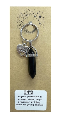 Wholesale Onyx Pointed Pendant Pet Collar Charm by Fat Giraffe Wholesale