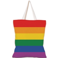 Rainbow  tote shopping bag part of our Pride Collection