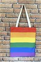 Rainbow  tote shopping bag part of our Pride Collection