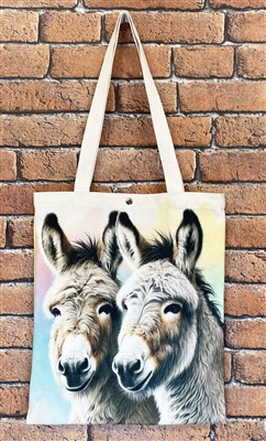donkey design tote bag