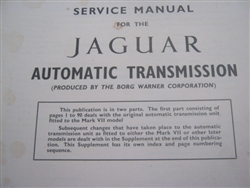 Borg Warner Auto Transmission Manual - Mark VII Forward