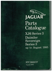 XJ6 Series 3 Parts Catalog - RTC9885CF