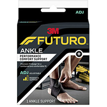 3M FUTURO Infinity Precision Fit Ankle Support, Adjustable, 2/pk, 6 pk/cs. MFID: 01037ENR