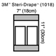 3M STERI-DRAPE Instrument Pouch Holds Standard Size Instruments, 7" x 11", 2 Compartments. MFID: 1018
